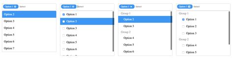 Multi-select dropdown example 3