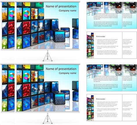 Multimedia presentation template example