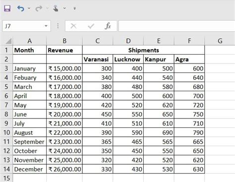 Creating a chart with multiple data series in Excel