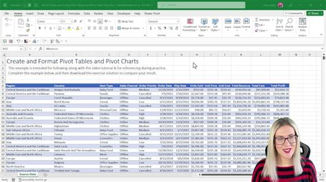 Multiple Pivot Tables Design Example 1