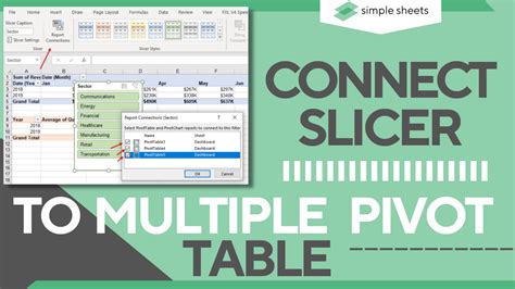 Multiple pivot tables in Excel