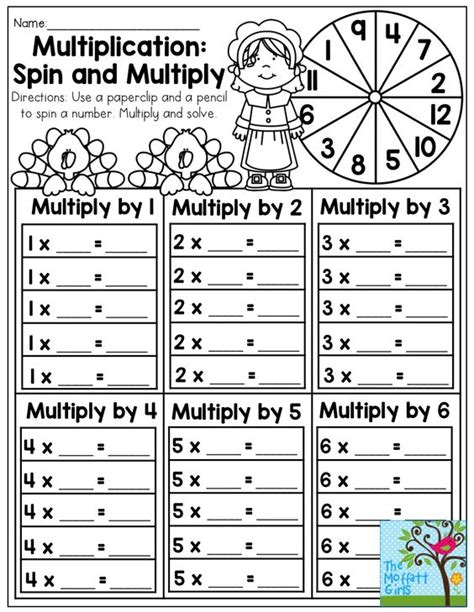 Multiplication Activities for Kids Free