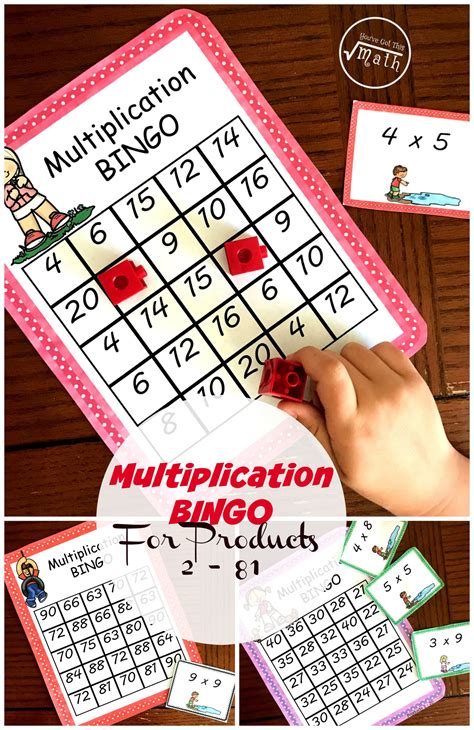 Image of Multiplication Bingo Flash Cards