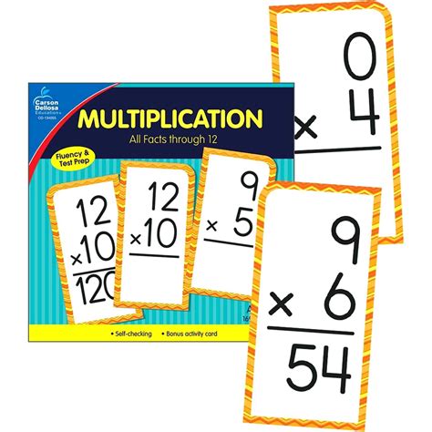 Multiplication Flashcard Practice Sheets