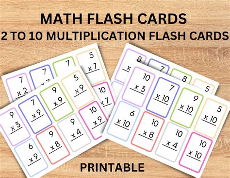 Multiplication Flashcards 41-45