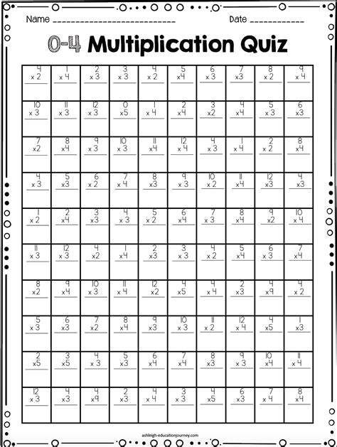 Multiplication Quiz 2