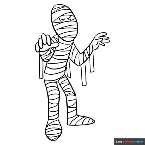 Mummy Coloring Page