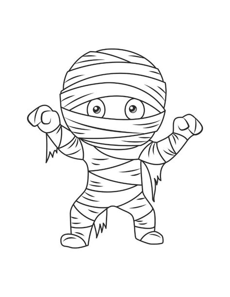 Mummys Revenge Coloring Page For Kids