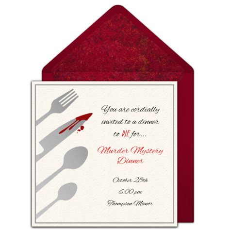 Murder Mystery Invitation Template 7