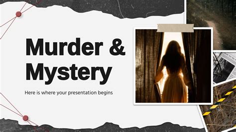 A screenshot of a murder mystery slide