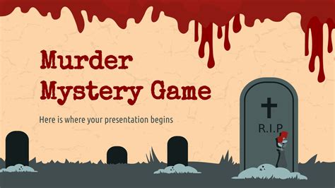 Murder Mystery Template Example