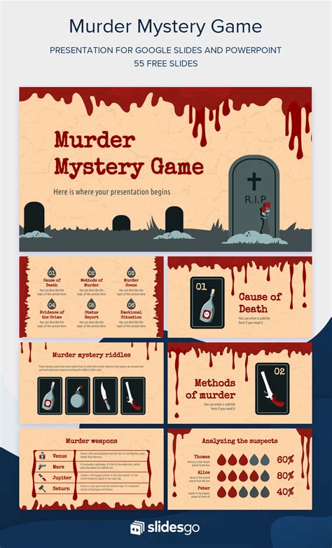 Murder Mystery Template Download