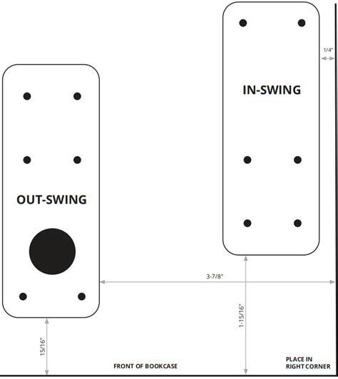 Murphy Door Hinge Template