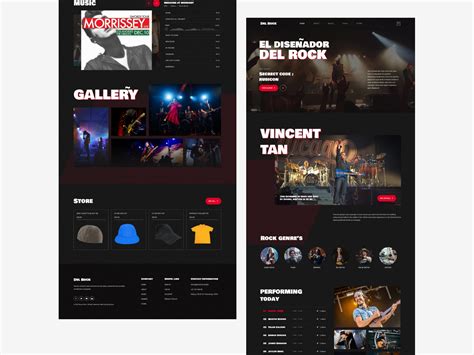 Music Landing Page Template 1