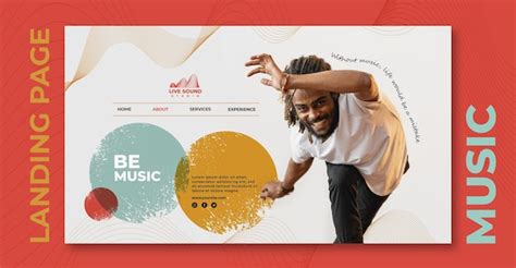 Music Landing Page Template 3