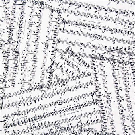 Music sheet collage