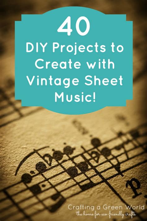 Music sheet DIY