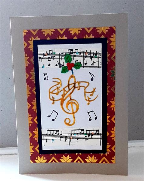 Music-Themed Christmas Card