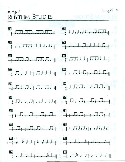 Music Theory Rhythm Exercises