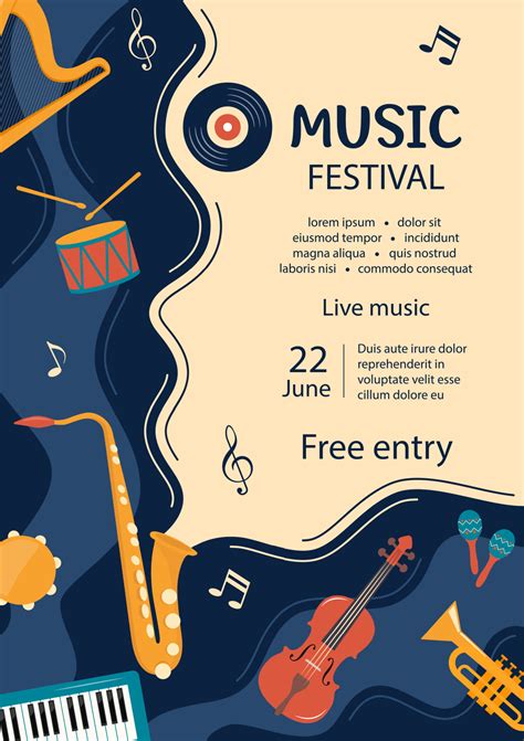 Music Festival Invitation Template