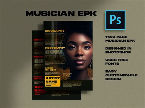 Musician EPK Template