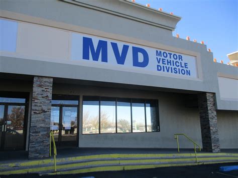 A photo of an MVD office building