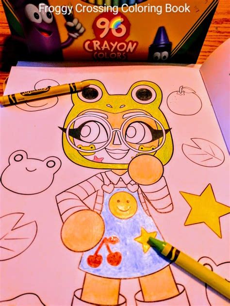 My Froggy Stuff Coloring Pages