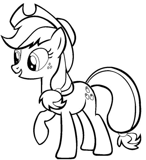 My Little Pony Applejack Coloring Pages