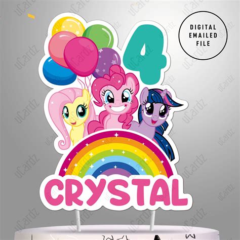 My Little Pony cake topper design 6