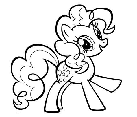 Pinkie Pie Coloring Page