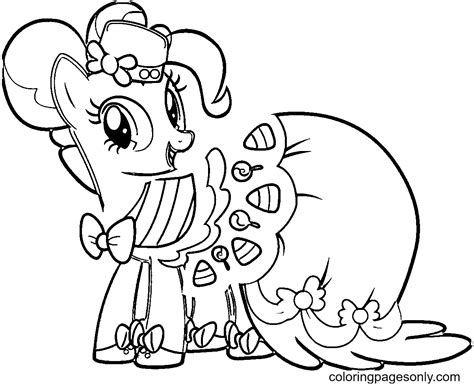 My Little Pony Pinkie Pie Coloring Pages