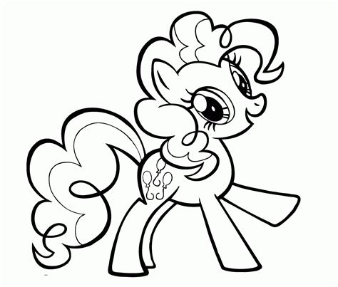 My Little Pony Pinkie Pie Coloring Pages