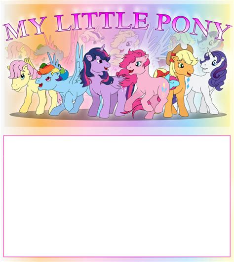 Benefits of Using My Little Pony Templates