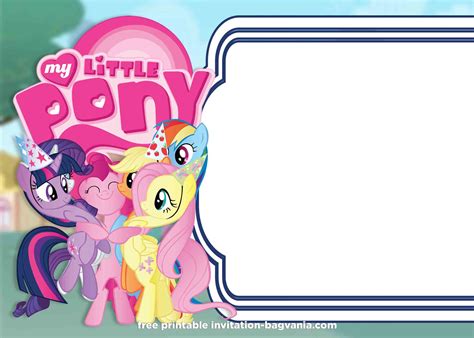 My Little Pony Template Designs and Ideas