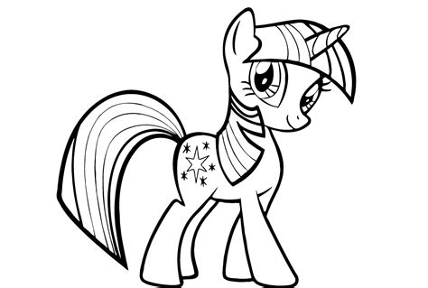 My Little Pony Twilight Sparkle Coloring Pages