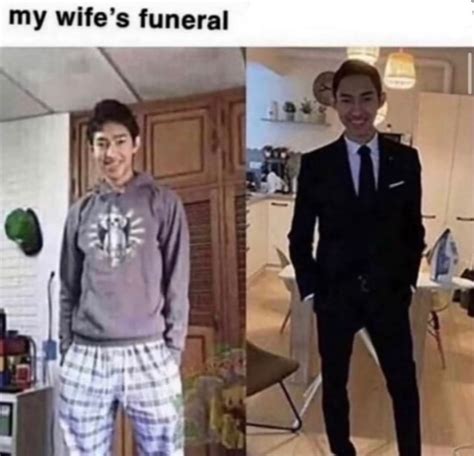 My Wife's Funeral Meme Template Explained