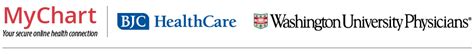 MyChart BJC dashboard