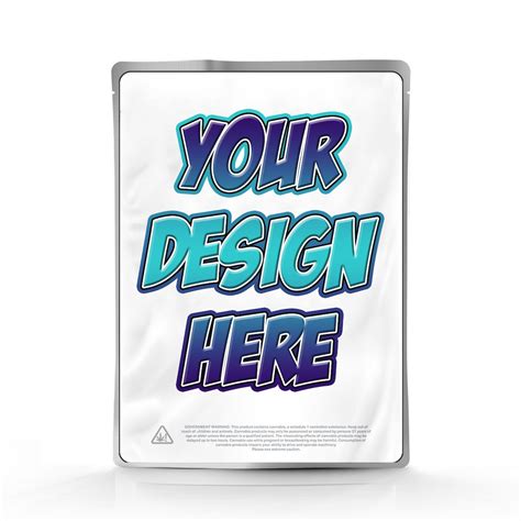 Mylar bag design template 10