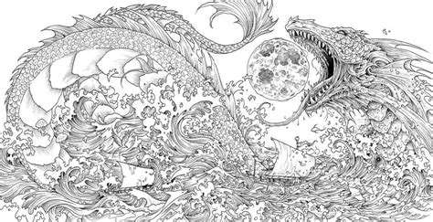 10 Free Printable Mythomorphia Coloring Pages