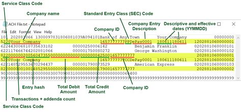 Nacha File Format Image 2