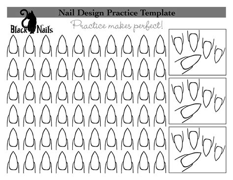 Nail art design practice 2