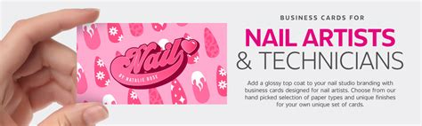 Nail Business Cards Printing Options