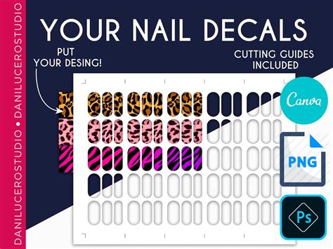 Nail Decal Templates