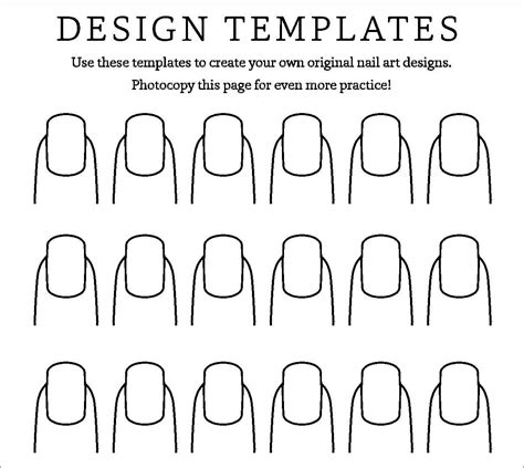 Nail Template Design 5