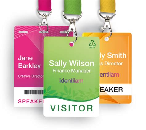 Name Badge Template Design Ideas for Events