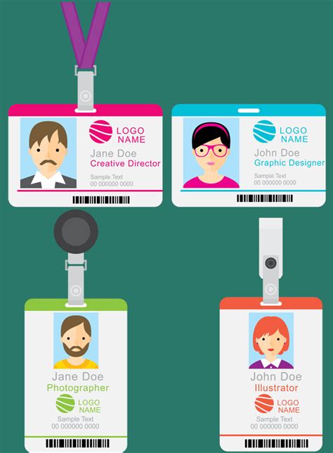 Name badge template examples