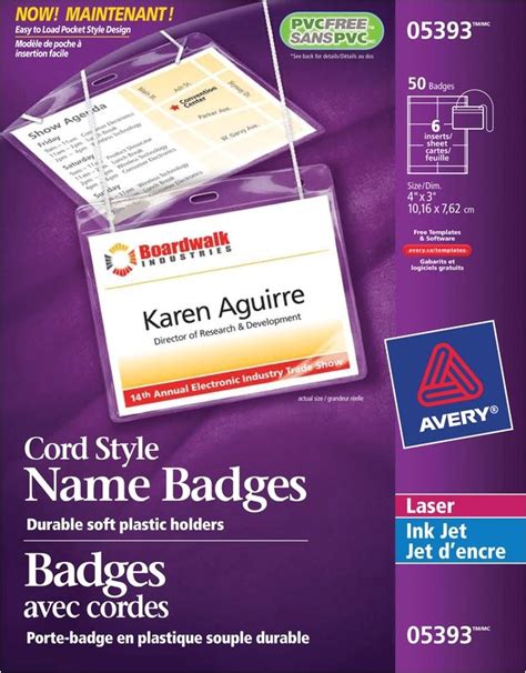 Name Badge Template 4