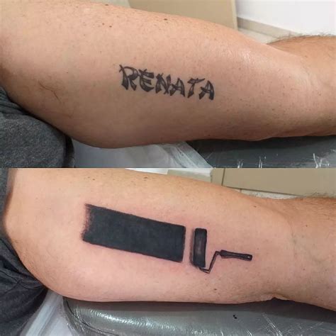 Name Cover Up Tattoos Design