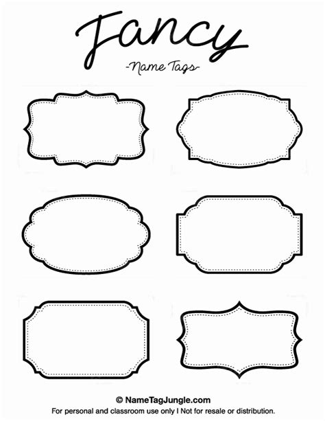 Name Plate Templates Inspiration