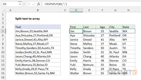 Formula Arrays